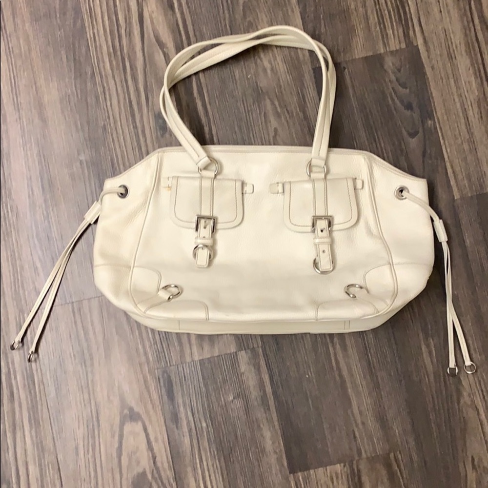 White Prada bag